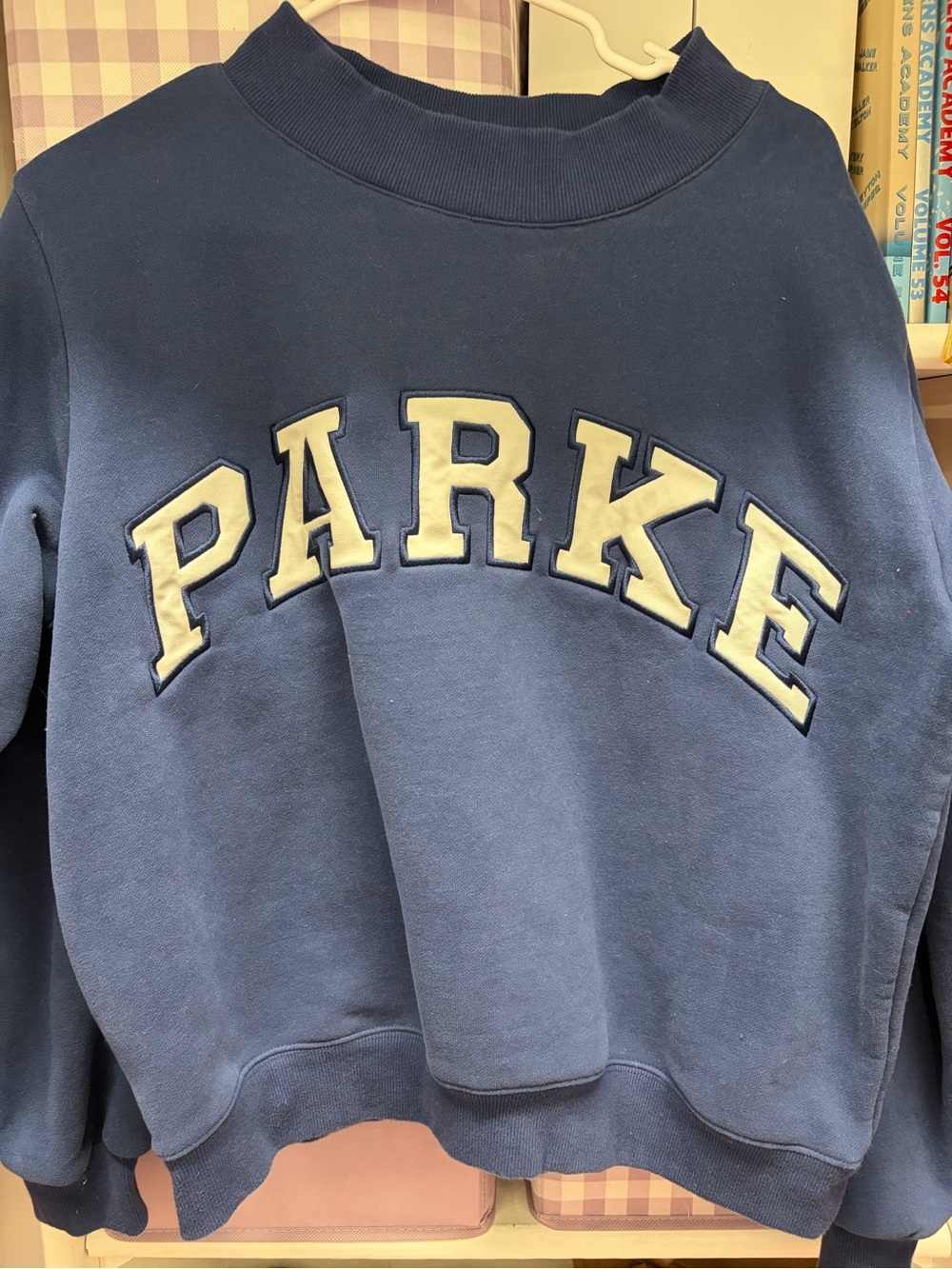 Parke Navy Women's Mockneck
